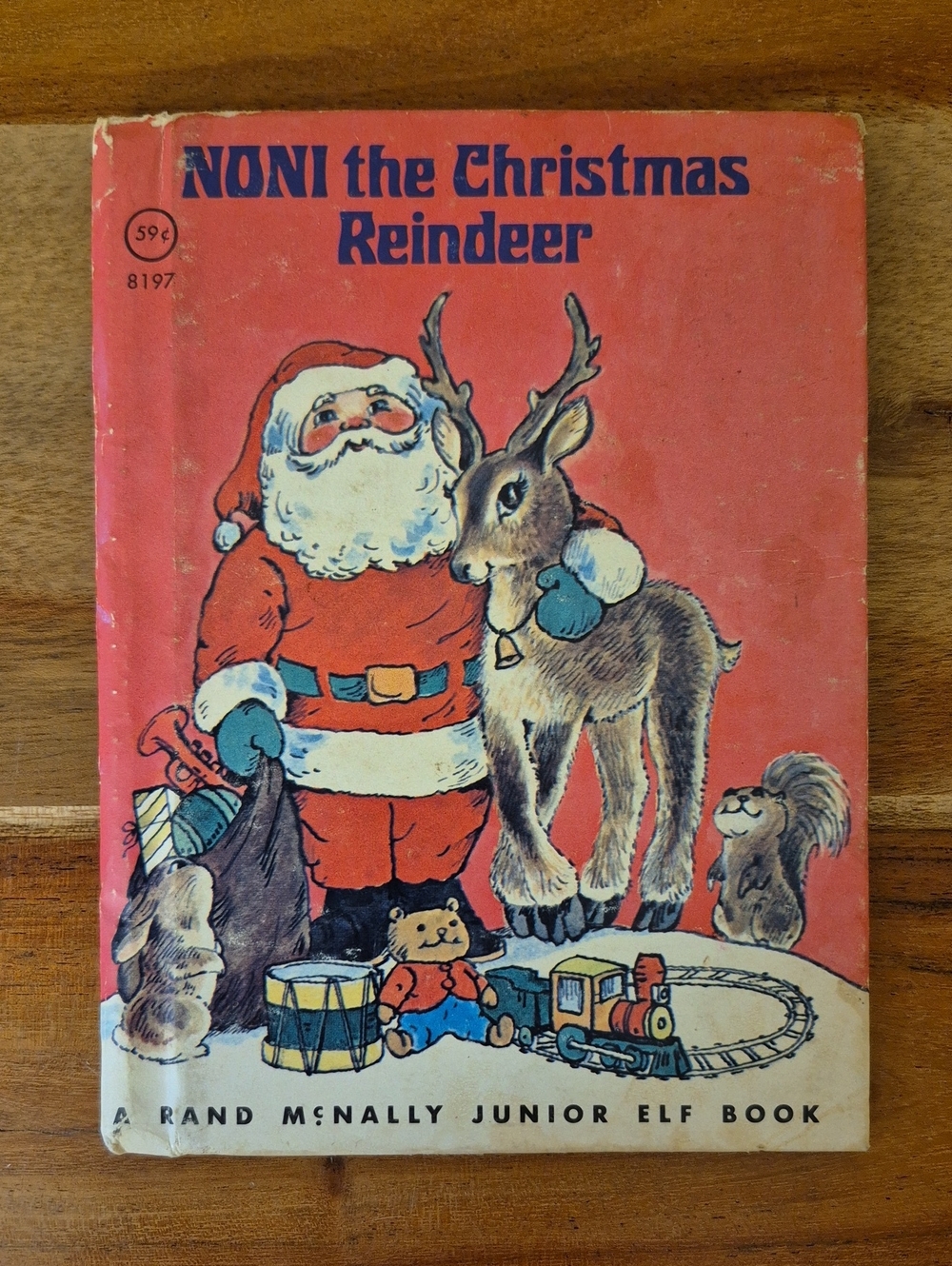 Vintage 1979 Noni the Christmas Reindeer - Junior Elf Book